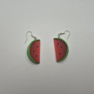 Watermelon Slice Earrings